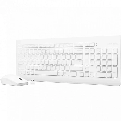 Клавиатура и мышь Lenovo 510 Wireless Combo Keyboard & Mouse White (GX31F38001)