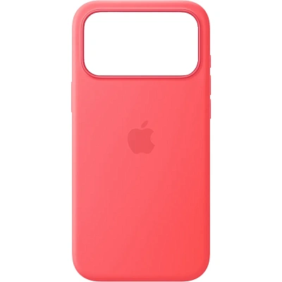 Чехол Apple iPhone 17 Pro Max Silicone Case with MagSafe Bright Guava (MHW64ZM/A)
