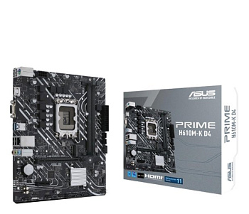 Материнская плата Asus PRIME H610M-K D4 (90MB1A10-M0EAY0) Материнская плата Asus PRIME H610M-K D4 (90MB1A10-M0EAY0)