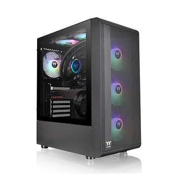Компьютерный корпус Thermaltake S200 TG ARGB Black без Б/П (CA-1X2-00M1WN-00)