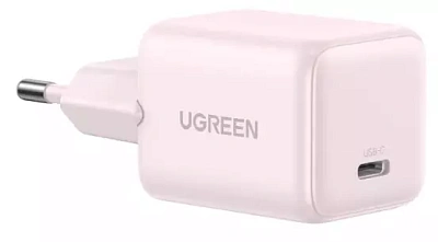 Зарядное устройство на 1xUSB C, 20W, QC4.0/PD3.0, Gan X, розовый, X512 (55556)
