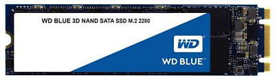 Твердотельный накопитель SSD WD Blue 3D NAND WDS250G2B0B 250ГБ M2.2280 SATA-III (TLC) (WDS250G2B0B)