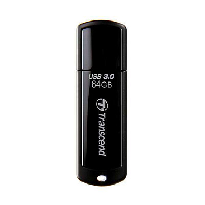 USB Флеш 64GB 3.0 Transcend TS64GJF700 черный (TS64GJF700)