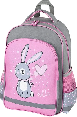 Рюкзак ПИФАГОР Adorable bunny, Grey-Pink (270654)