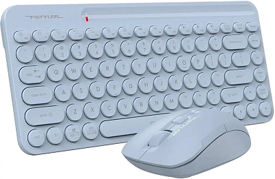 Клавиатура+мышь беспроводная A4tech Fstyler FG3200 Air 2 Blue (FG3200 Air 2 Blue)