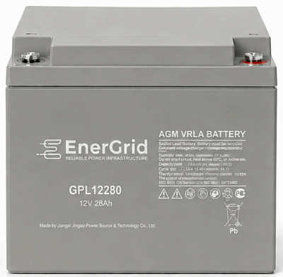 Аккумулятор EnerGrid GPL12280, 12В 28Ач (EnerGrid GPL12280)