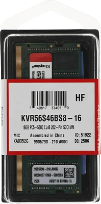 Оперативная память Kingston Valueram DDR5 32ГБ 5600МГц (KVR56S46BS8-32)