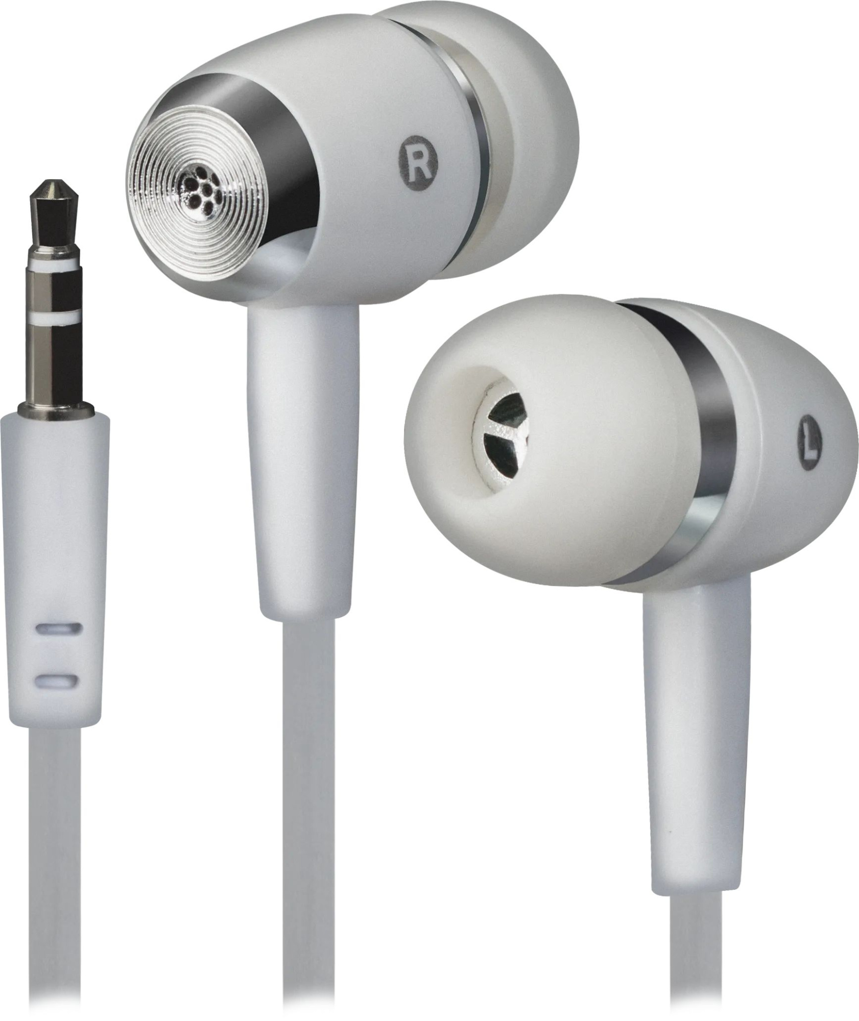 Наушники-вкладыши проводные Defender Basic 620 белый (63625)