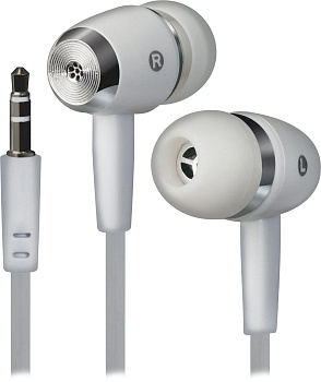 Наушники-вкладыши проводные Defender Basic 620 белый (63625)