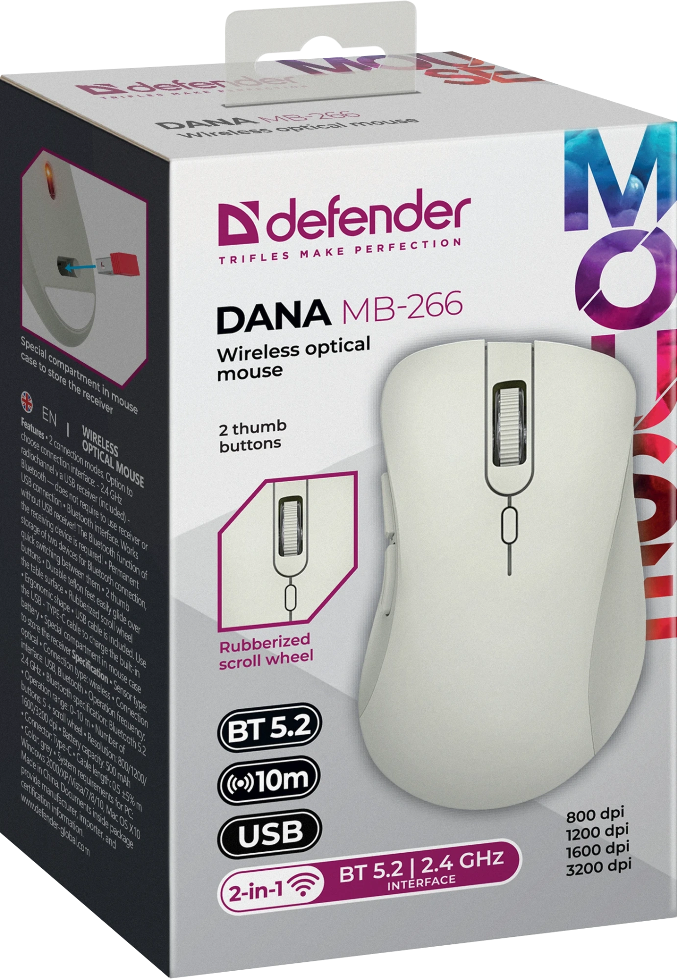 Мышь Defender Dana MB-266, Gray (52266)