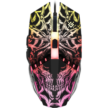 Мышь проводная игровая оптическая Defender Prototype GM-670L (черный),USB (52670)