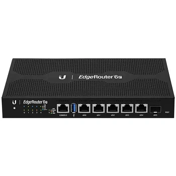 Маршрутизатор Ubiquiti EdgeRouter 6-port (ER-6P-EU) Маршрутизатор Ubiquiti EdgeRouter 6-port (ER-6P-EU)