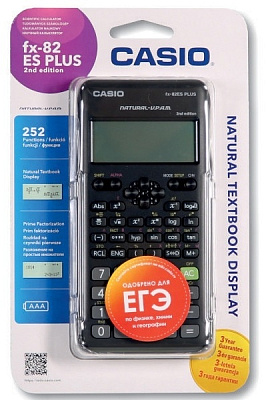 Калькулятор инженерный CASIO FX-82ESPLUS-2-WETD (FX-82ESPLUS-2-WETD)