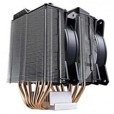 Вентилятор для CPU CoolerMaster MasterAir MA620P Intel&AMD RGB 4-pin(PWM) 600-1800RPM 31dBA(Max) LGA1151/1150/1155/2066/2011-v3/2011/AM4/AM3+/FM2+ MAP-D6PN-218PC-R1 (MAP-D6PN-218PC-R1)