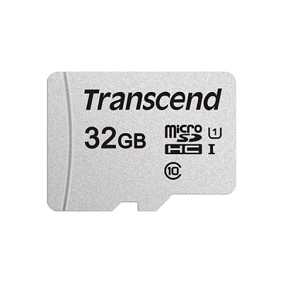 Карта памяти Transcend MicroSD 32GB Class 10 U1 TS32GUSD300S (TS32GUSD300S)
