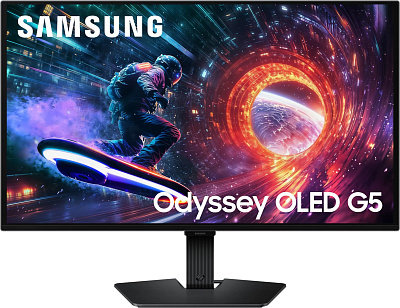 Игровой монитор SAMSUNG Odyssey OLED G5 27" Черный (LS27FG502SIXCI)