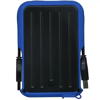 Внешний жесткий диск HDD USB 1 TB Silicon Power, A66, SP010TBPHD66SS3B, USB 3.2, blue (SP010TBPHD66SS3B)