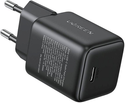 Зарядное устройство UGREEN X513 30W 1C GaN Fast Charger, черный, 65007 (65007)