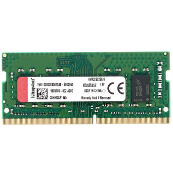 Оперативная память Kingston 8Gb/3200MHz DDR4 SODIMM, CL22, KVR32S22S8/8 (KVR32S22S8/8) Оперативная память Kingston 8Gb/3200MHz DDR4 SODIMM, CL22, KVR32S22S8/8 (KVR32S22S8/8)