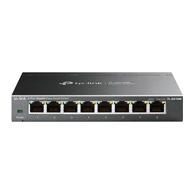 Коммутатор Easy Smart GbE  8-портовый Tp-Link TL-SG108E  (TL-SG108E(UN))