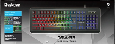 Клавиатура игровая Defender Talvar GK-558 - черный (45557)