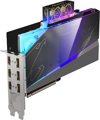 Видеокарта Gigabyte AORUS GeForce RTX 3080 XTREME WATERFORCE WB 10G  (GV-N3080AORUSX WB-10GD)