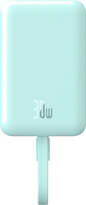 Портативный внешний аккумулятор Baseus Magnetic Mini, 10000mAh 30W - Blue (P1002210B333-00)
