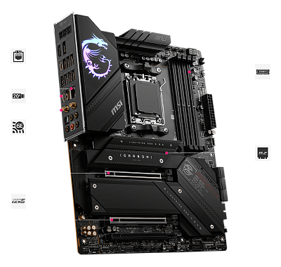 Материнская плата MSI MPG X670E CARBON WIFI ATX (MPG X670E CARBON WIFI)