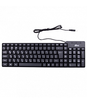  Клавиатура проводная RITMIX RKB-100 Black (15119370)