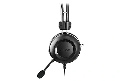 Гарнитура A4Tech HU-35, 2m, USB, Black (HU-35/BLACK)