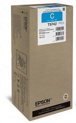 Контейнер с голубыми чернилами повышенной емкости XXL Epson C13T974200, Cyan (C13T974200)