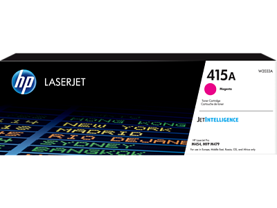 Оригинальный лазерный картридж HP W2033A LaserJet 415A, пурпурный (W2033A)