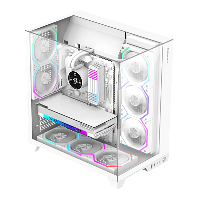 Компьютерный корпус Gamemax Infinity Pro WH White (14100903091)