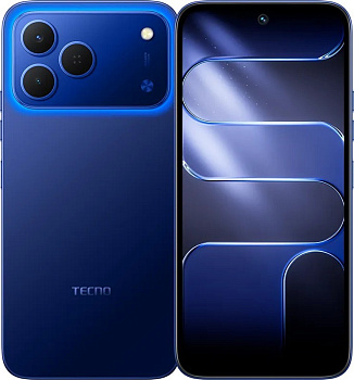 Смартфон Tecno Spark 50, 6/128GB, Halo Blue (KN4N HALO BLUE 6/128GB)
