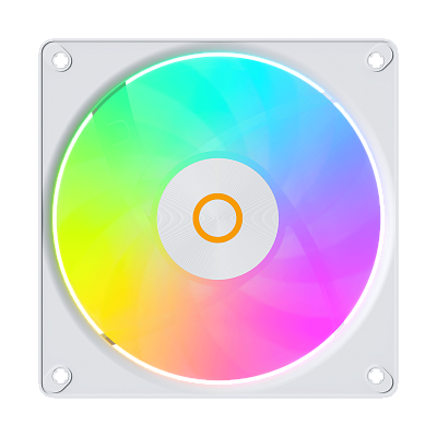 Вентилятор для корпуса Ocypus Gamma F12 Elite WH ARGB 3-IN-1, Белый (Gamma-F12-WH3AM00E-GL)
