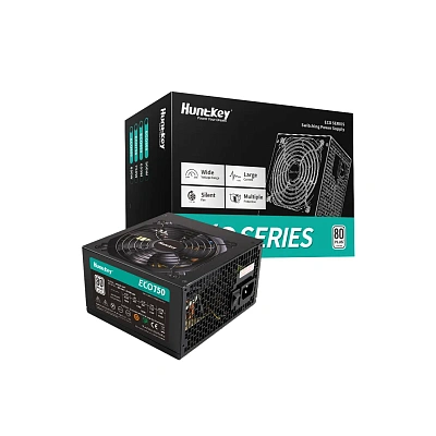 Блок питания ATX 750W Huntkey ECO750, Plus PCI-E (ECO750)