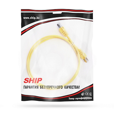 Патч Корд SHIP Cat.5e FTP LSZH RJ-45 1 м S4025YL0100-P (S4025YL0100-P)