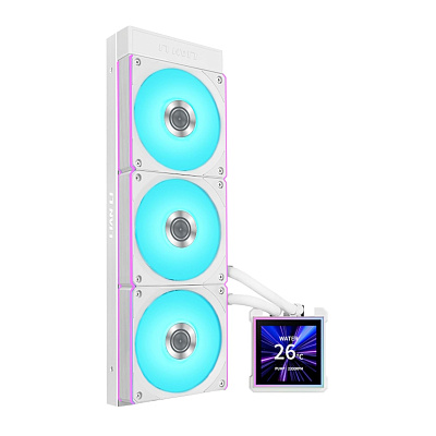 Водяное охлаждение для CPU Lian Li HydroShift II LCD-S 360 CL - White (G89.GHS2LCDS36CW.00)