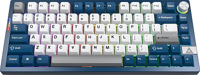 Клавиатура беспроводная Montech MK PRO 75 FB - синий/белый (MK PRO 75 FB)
