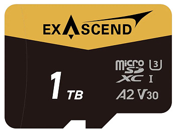 Карта памяти MicroSD Exascend Catalyst, 1Tb, SDXC I, UHS-I (V30) (EX1TUSDU1-AD)