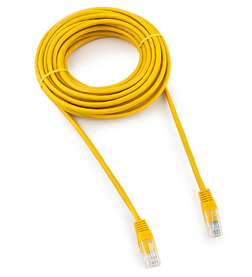 Патч-корд UTP Cablexpert, кат. 5e, 15м, жёлтый (PP10-15M/Y)
