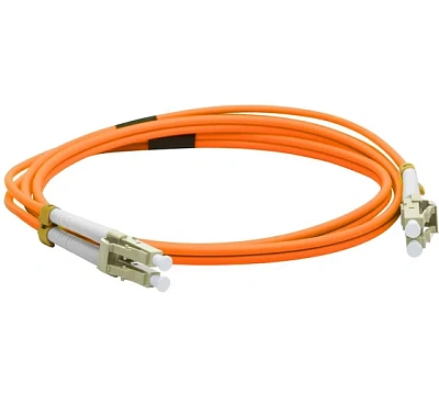 Патч-корд оптический TWT, PVC, дуплексный, LC/PC-LC/PC, MM 50/125, 1.0 м (TWT-2LC-2LC/OM2-1.0)