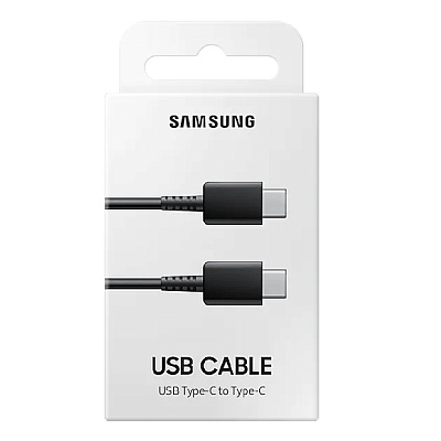 Кабель Samsung Type-C to Type-C, 1m, Max. 3A, USB 2.0 EP-DA705BBRGRU (EP-DA705BBRGRU)