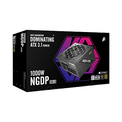 Блок питания 1STPLAYER NGDP 1000W Gold (NGDP-GLD-1000-BK-EU)