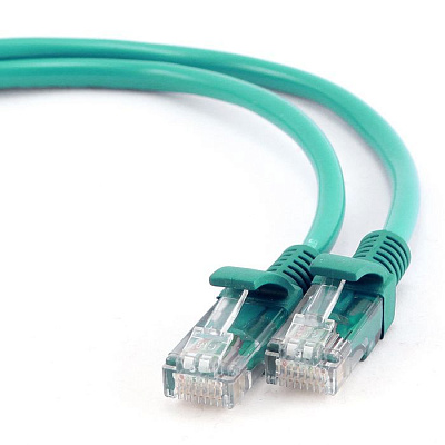 Патч-корд UTP Cablexpert, кат. 5e, 1.5м, зелёный (PP12-1.5M/G)