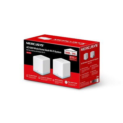 Домашняя Mesh Wi-Fi система AC1200 Mercusys Halo H30 (2-pack) (Halo H30(2-pack))