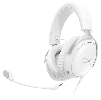 Наушники-гарнитура игровые HyperX Cloud III белый (BS7C1AA)