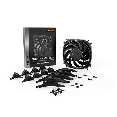  Вентилятор для компьютерного корпуса Bequiet! Silent Wings PRO 4 120mm PWM (BL098)