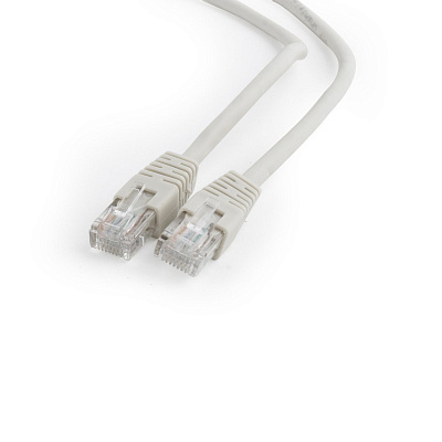 Патч-корд UTP Cablexpert PP6U-5M кат.6, 5м, литой, многожильный (серый) (PP6U-5M)