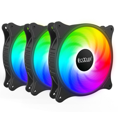 омплект вентиляторов для корпуса PCCooler FX 120 (FX 120 ARGB BK 3 IN 1)
